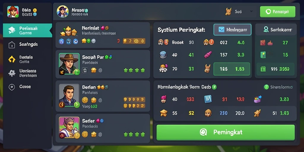 Tampilan antarmuka yang menarik dan user-friendly.