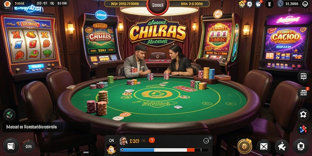 Tangkapan layar menampilkan antarmuka utama game dengan grafis yang mengesankan.