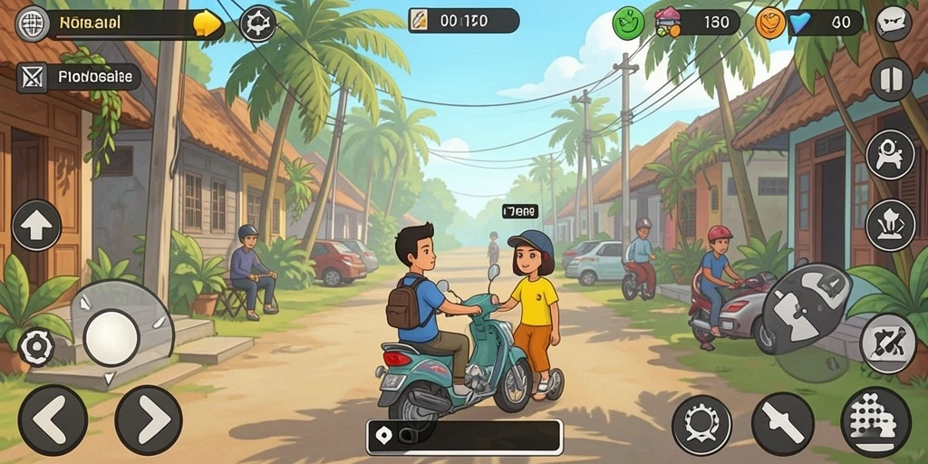 Antarmuka permainan yang menarik dan intuitif.