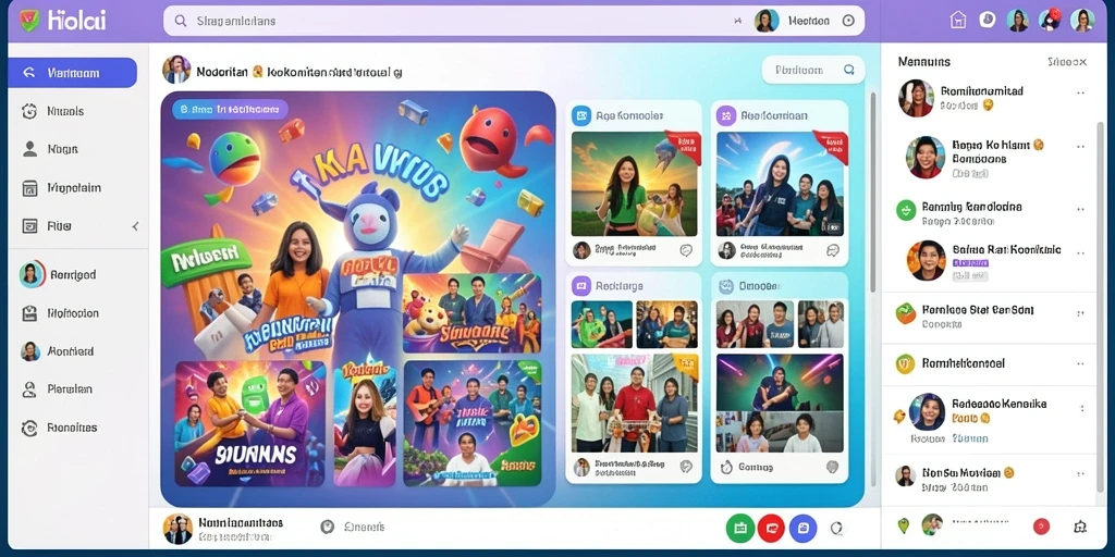 Tampilan level yang menarik dan menantang.