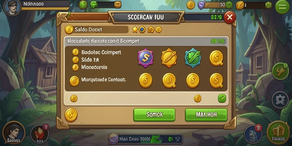 Screenshot menunjukkan tampilan antarmuka yang menarik.