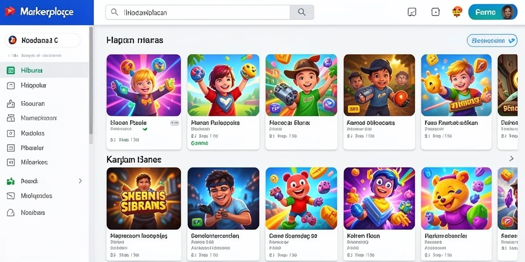Tampilan awal permainan yang menakjubkan.