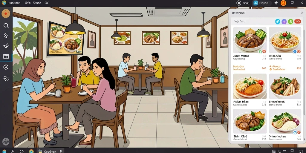 Tampilan antarmuka yang intuitif dan user-friendly.