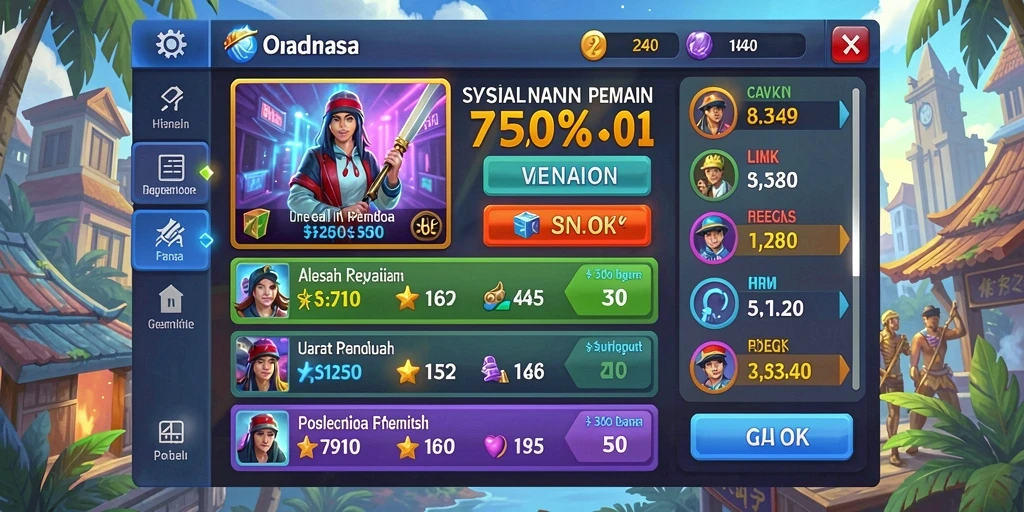 Tampilan menarik dari layar awal PANEN77.