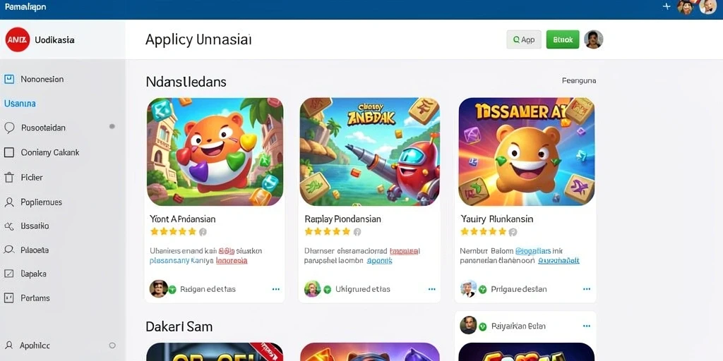 Screenshot karakter utama QQNUSA dalam mode aksi.