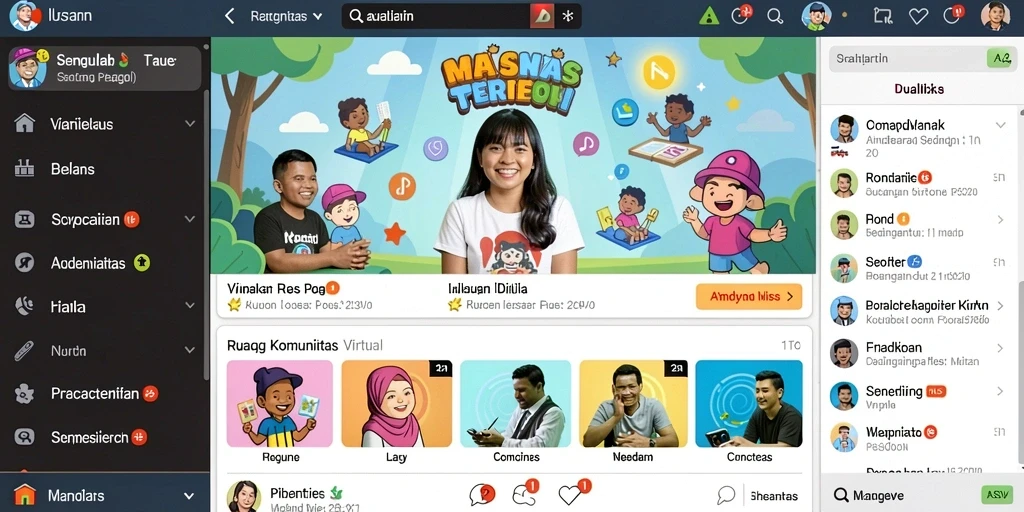 Tampilan menarik dari karakter dalam RAJACAIR.