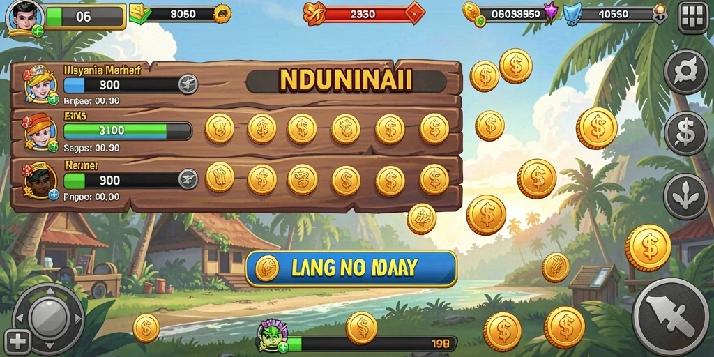 Tampilan menu utama yang menarik dan intuitif.