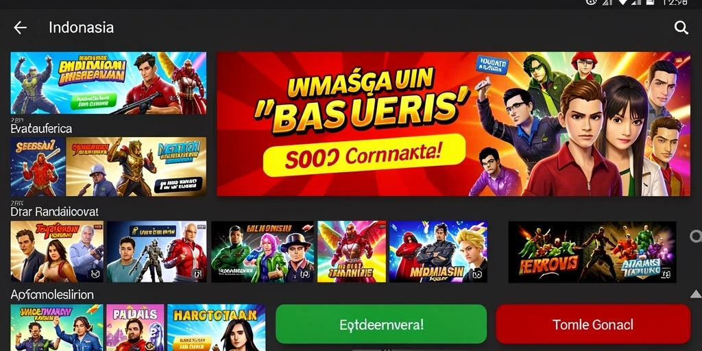 Screenshot menampilkan antarmuka intuitif permainan.