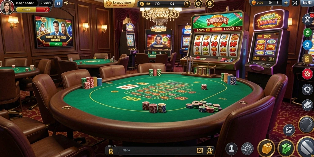 Tampilan utama aplikasi WINNING568 dengan menu navigasi yang jelas.
