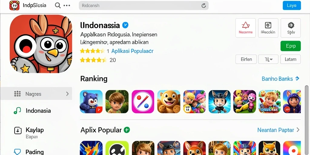 Tampilan awal permainan yang menarik.